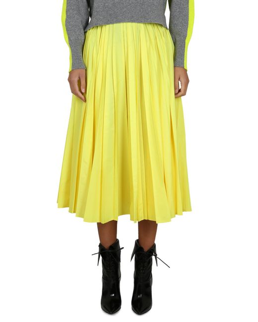 Philosophy Di Lorenzo Serafini Yellow Taffeta Skirt