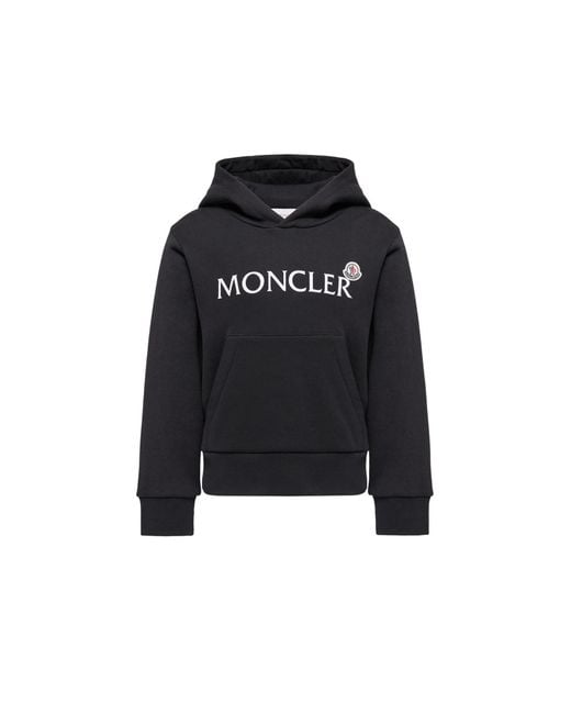 Moncler Black Sweatshirt With Logo