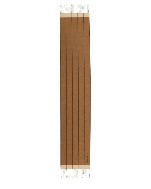 Ferragamo Natural Cashmere Blend Scarf for men