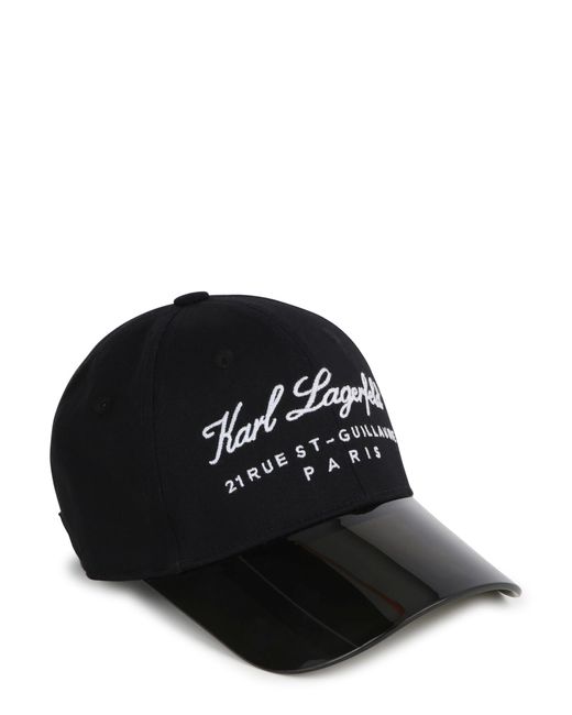 Karl Lagerfeld Hat in Black Lyst UK
