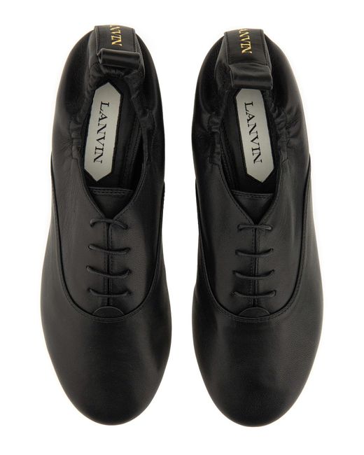 Slipper Lace-Up di Lanvin in Black
