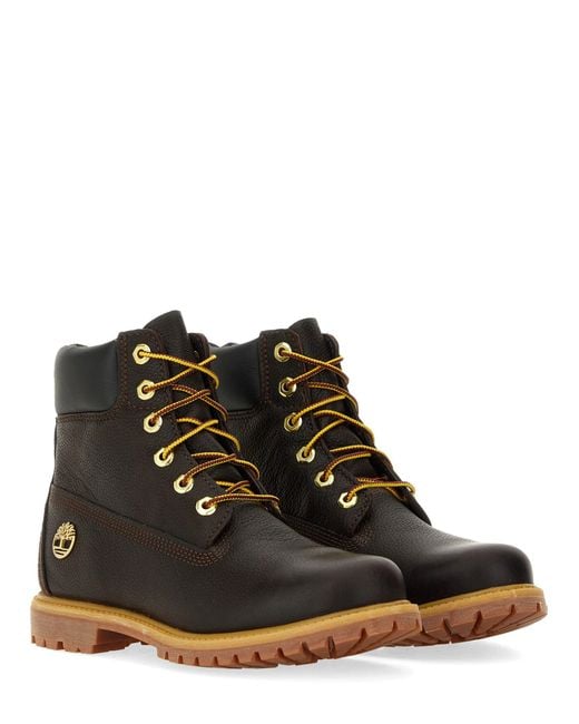 Stivale Stringata di Timberland in Black