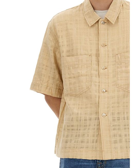 Camicia "Adam" di sunflower in Natural da Uomo