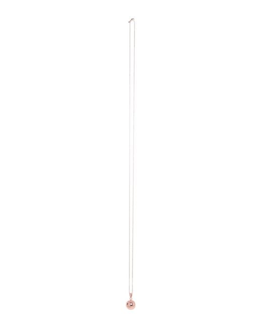 LABEL K White Bola Necklace