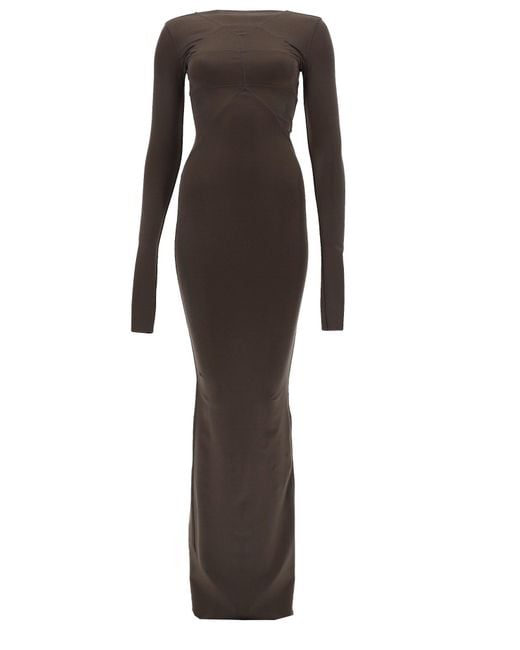 Rick Owens Multicolor Abito "Temple Gown"