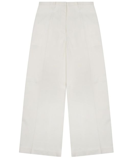 Alberta Ferretti White Trousers Size 40