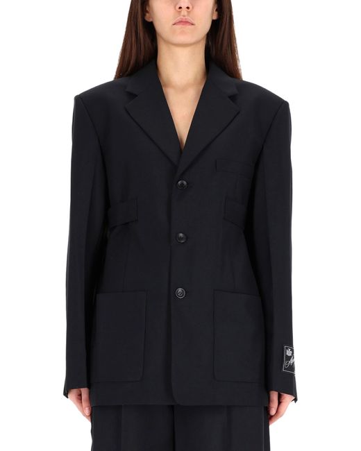 Alexander Wang Blue Wool Blazer