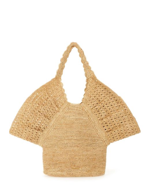 Zimmermann Natural Raffia Shopping Bag