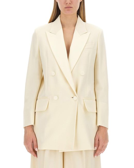 Max Mara Natural Wool Blazer Jacket