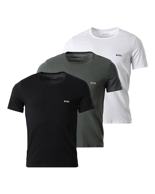Boss Black 3-Pack T-Shirt With Logo for men