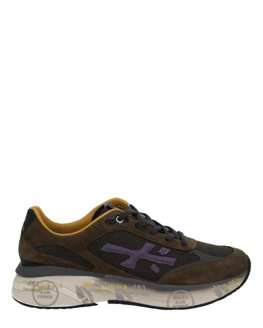 Premiata Brown "Moerun" Sneaker for men