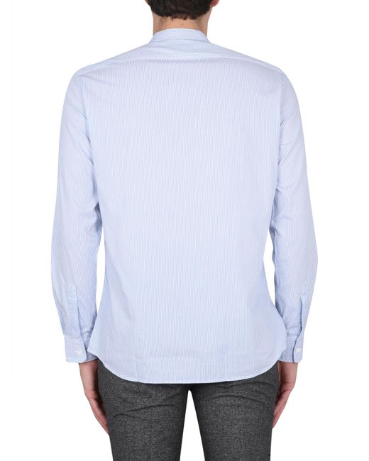 Camicia Regular Fit di Aspesi in Blue da Uomo