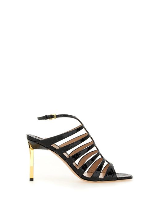 Tom Ford White Sophisticated Leather Sandal