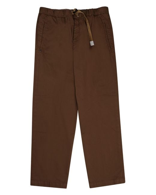 White Sand Brown Pantalone for men