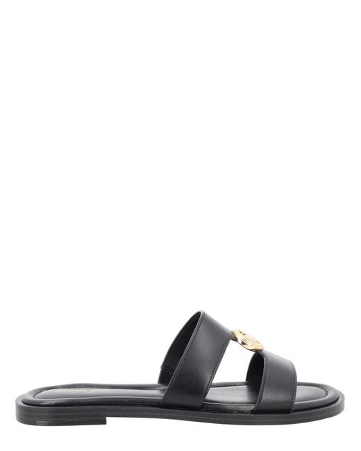 MICHAEL Michael Kors Black Leather Sandals