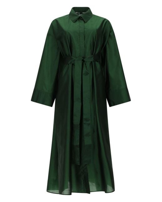 Max Mara Green Abito Chemisier "Anna"