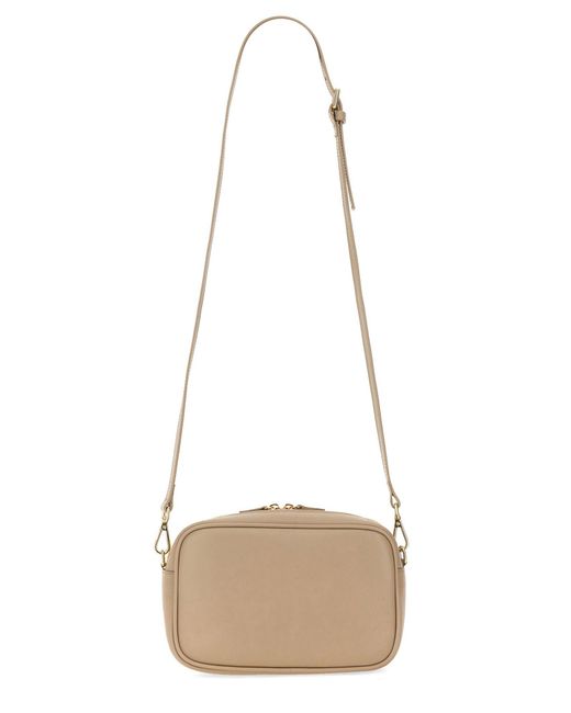 Borsa A Tracolla Con Logo di Kiton in White