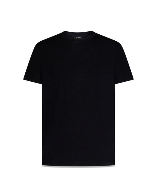 Tom Ford Black Regular Fit T-Shirt for men
