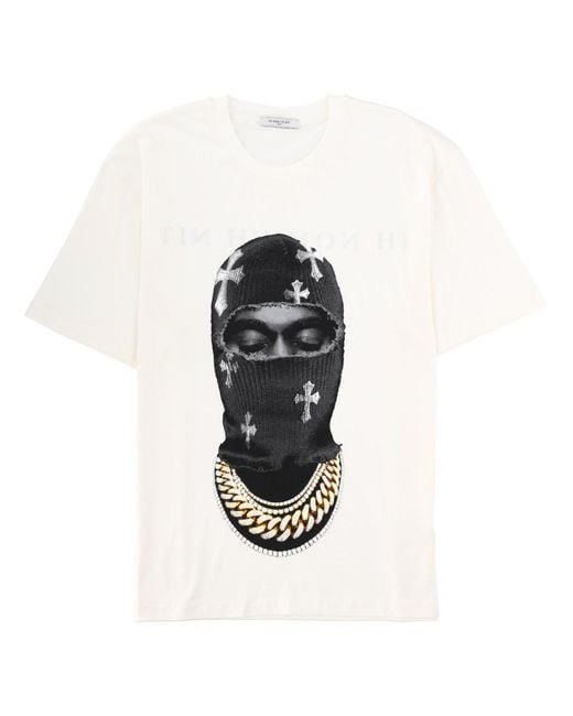 Ih Nom Uh Nit Black "Mask Crosses" T-Shirt for men