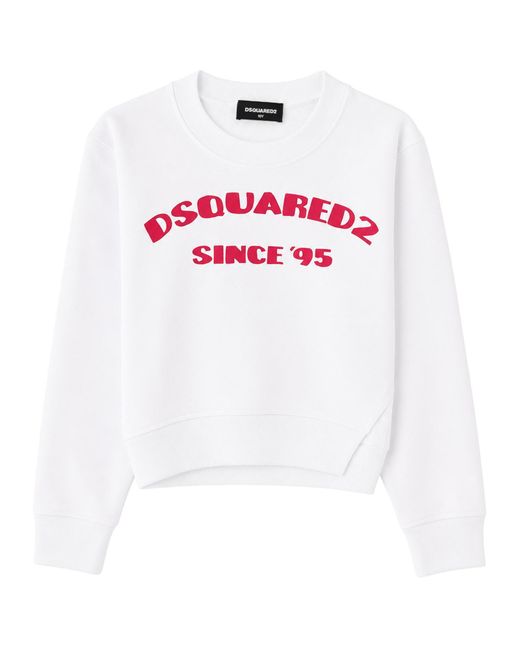 DSquared² White Over Sweatshirt