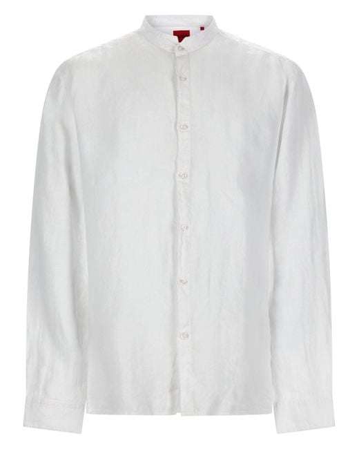 HUGO White Camicia for men