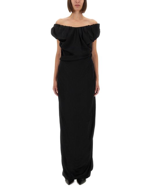 Vivienne Westwood Black Ginnie Amber" Long Dress