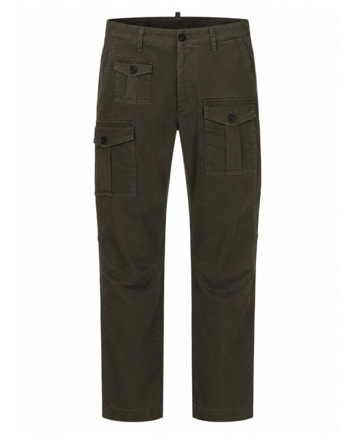 DSquared² Gray Pantalone "Sexy Cargo" for men