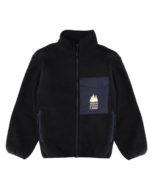 Maison Kitsuné Blue Fleece Jacket