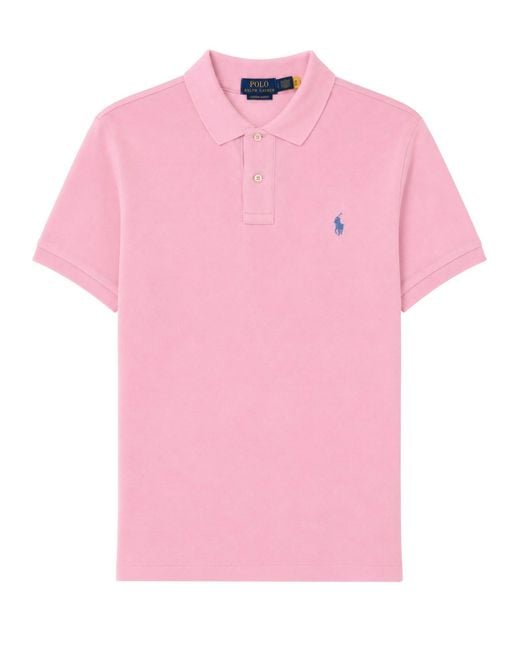 Polo Ralph Lauren Pink Polo Con Logo for men