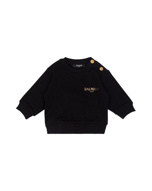 Balmain Black Sweatshirt With Logo