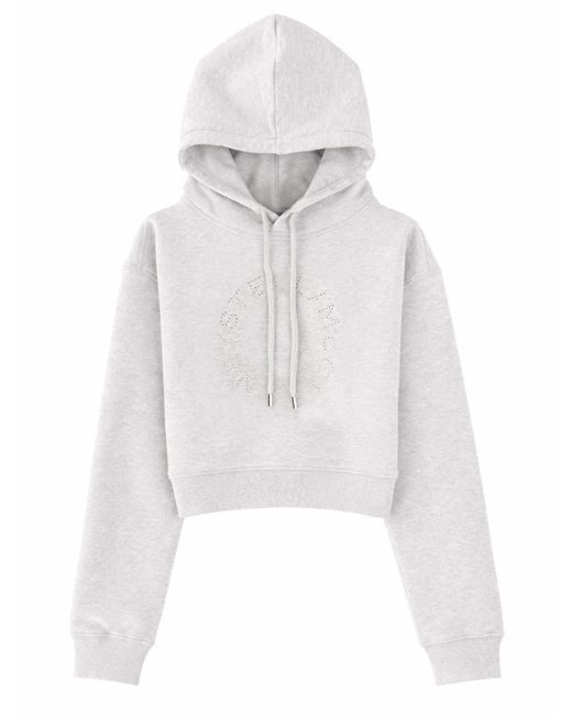 Stella McCartney White Logo Hood Sweatshirt