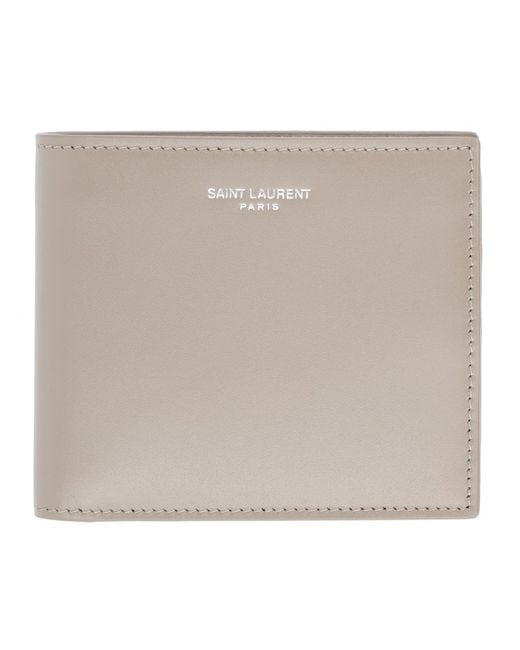 Saint Laurent Natural Portafoglio Bifold for men