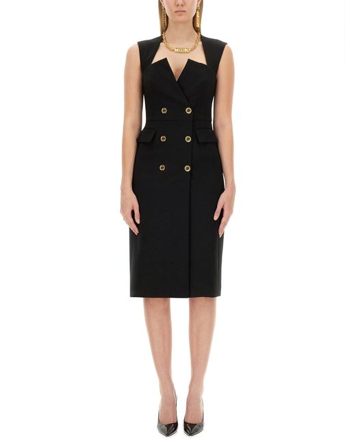 Moschino Black Crepe Dress