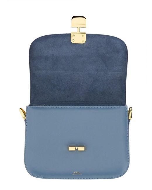 A. P.C. Borsa "Grace" Small di A.P.C. in Blue