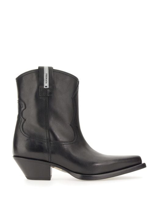 Premiata Black Texanese Boot