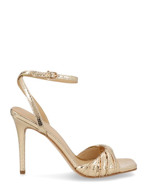 MICHAEL Michael Kors Chic Metallic Goat Leather Heels