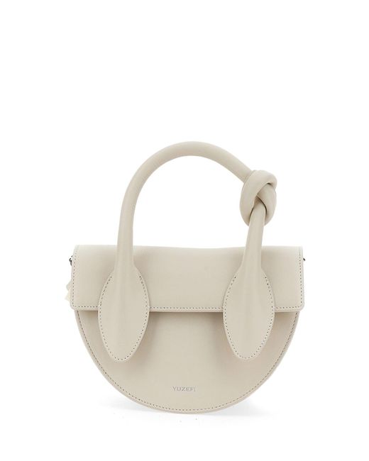 Yuzefi Mini "pretzel" Bag in White Lyst