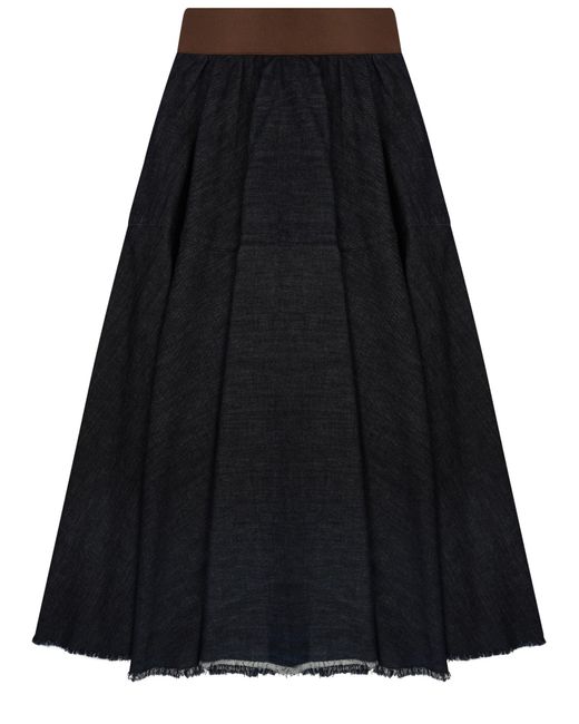 Nine:inthe:morning Black Gonna Midi "Eugenia"