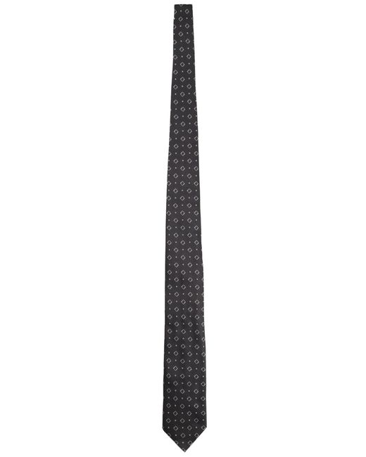 Boss White Silk Tie for men