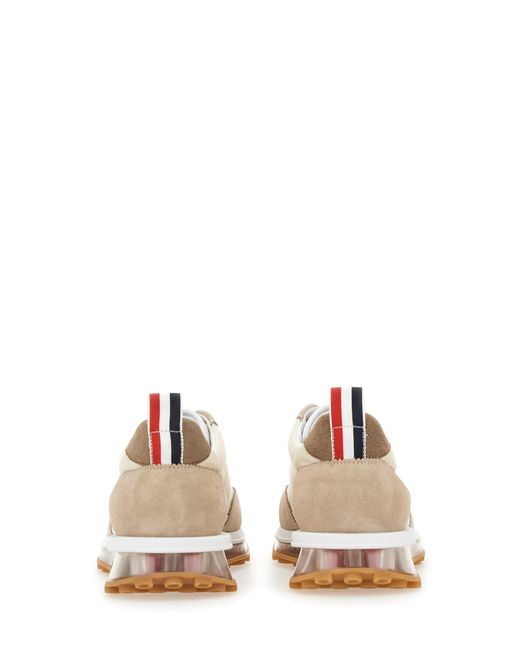 Sneaker Tech Runner di Thom Browne in White da Uomo