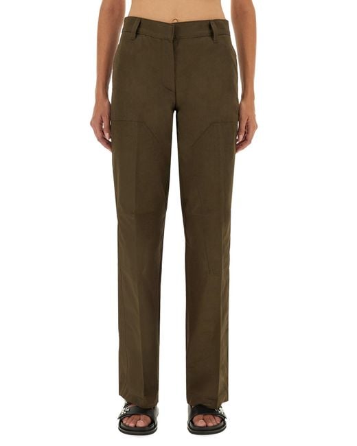 Tory Burch Green Cargo Pants