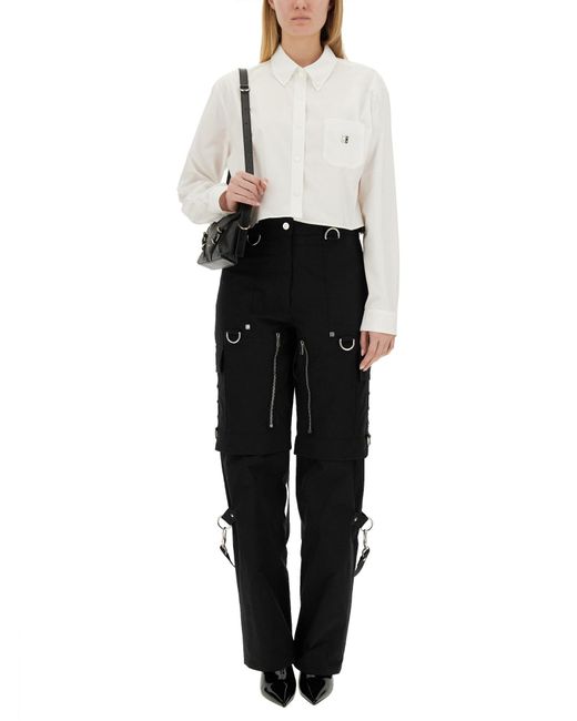 Camicia Cropped di Givenchy in White