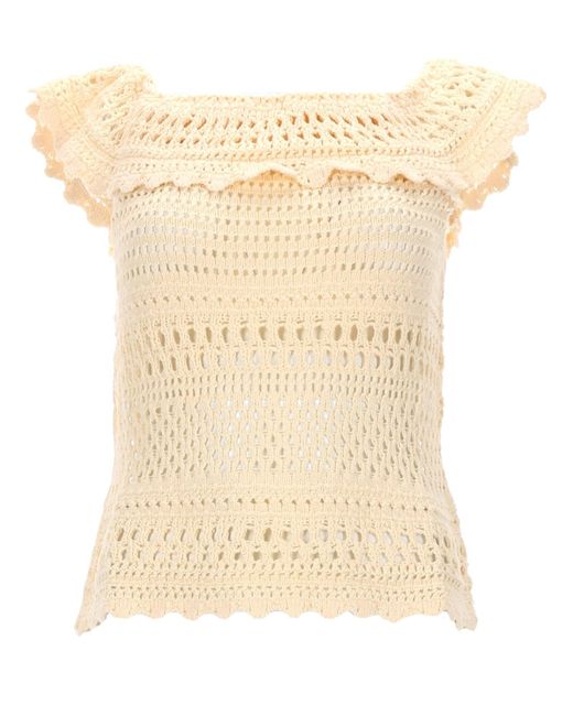 Isabel Marant Natural Stylish Mini Top