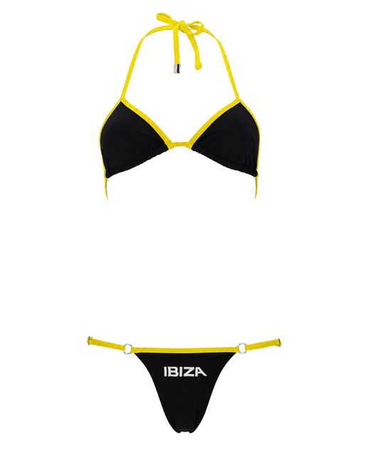 The Attico White Bikini "Il Primo Bagno" Con Stampa