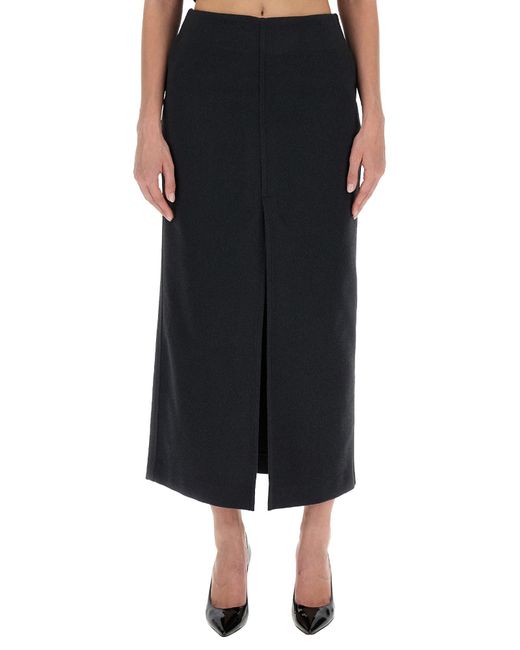 Gonna Lunga Svasata di Philosophy Di Lorenzo Serafini in Black