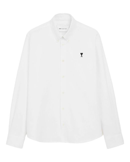 AMI White Shirt With Logo for men