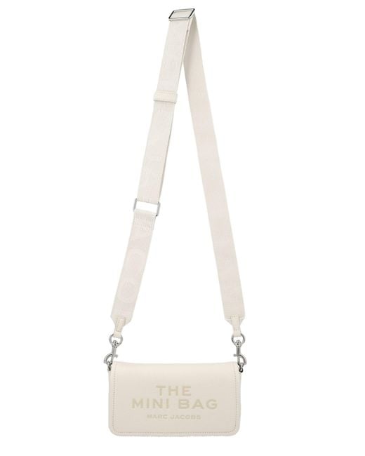 Marc Jacobs White Borsa "The Leather Mini Bag"