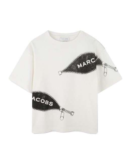 Marc Jacobs White Logo Print T-Shirt