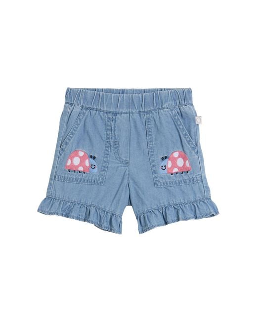Stella McCartney Blue Stella Mc Cartney Ladybug" Bermuda Shorts