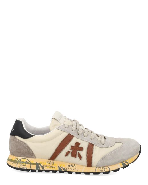 Premiata Multicolor Calf Leather Sneaker for men